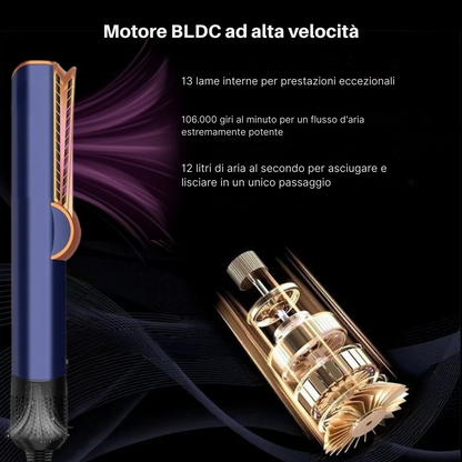 Airstrait 2 in 1 Piastra lisciante e asciugacapelli